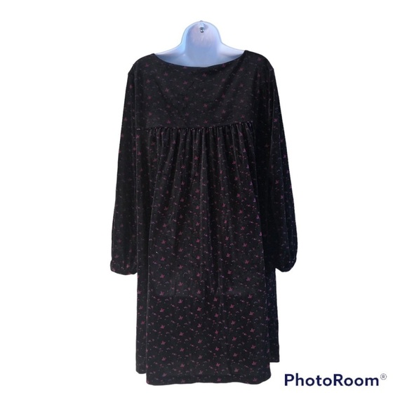 The Nines by HATCH™ Long Sleeve Velvet Swing Maternity Dress Size XXL - Picture 4 of 16